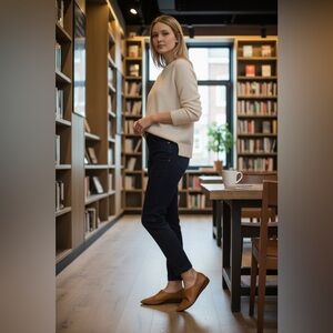 Kelsi Dagger Brooklyn Mason Pointed Toe Shoes Mules Carmel Color Womens Size 8